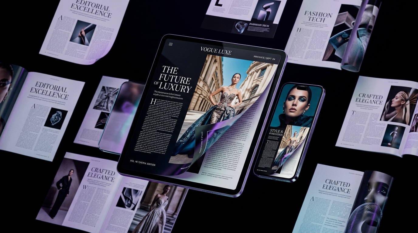 Digital Magazine Mockup - Seismic Rave